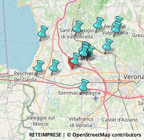 Mappa Via Tagliamento, 37060 Sona VR, Italia (5.94875)