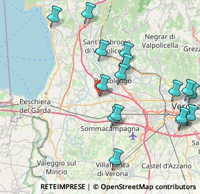 Mappa Via Tagliamento, 37060 Sona VR, Italia (9.06938)