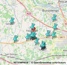 Mappa Via Tagliamento, 37060 Sona VR, Italia (1.6705)