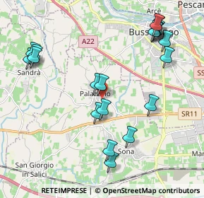 Mappa Via Tagliamento, 37060 Sona VR, Italia (2.3395)