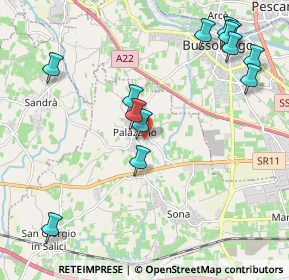 Mappa Via Tagliamento, 37060 Sona VR, Italia (2.38231)