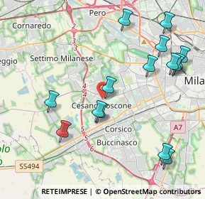 Mappa Via Gozzoli Via Monegherio, 20152 Milano MI, Italia (4.69333)