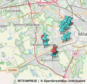 Mappa Via Gozzoli Via Monegherio, 20152 Milano MI, Italia (3.51688)