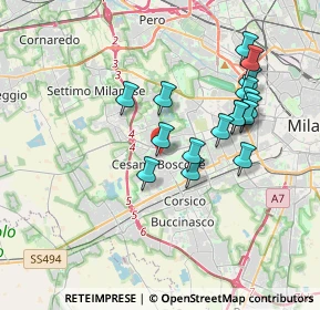 Mappa Via Gozzoli Via Monegherio, 20152 Milano MI, Italia (3.38647)