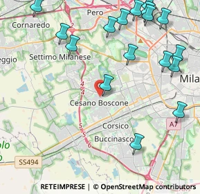 Mappa Via Gozzoli Via Monegherio, 20152 Milano MI, Italia (5.43765)