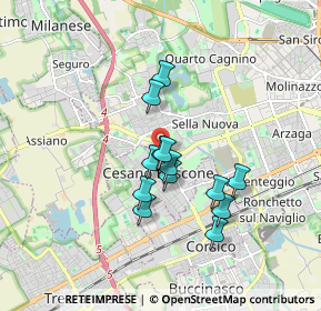 Mappa Via Gozzoli Via Monegherio, 20152 Milano MI, Italia (1.34692)