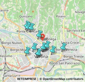 Mappa Via Gazzera, 37128 Verona VR, Italia (1.39929)