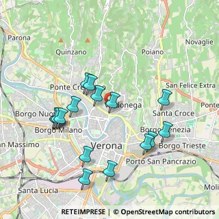 Mappa Via Gazzera, 37128 Verona VR, Italia (1.96188)