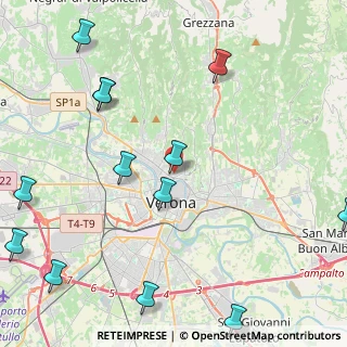 Mappa Via Gazzera, 37128 Verona VR, Italia (5.95077)