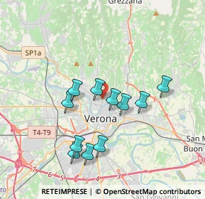 Mappa Via Gazzera, 37128 Verona VR, Italia (3.29)