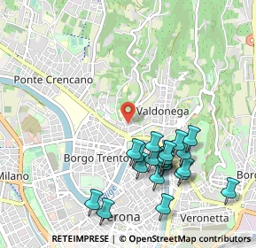 Mappa Via Gazzera, 37128 Verona VR, Italia (1.0615)
