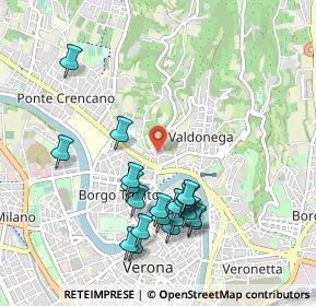 Mappa Via Gazzera, 37128 Verona VR, Italia (1.0035)