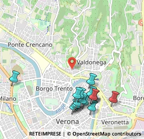 Mappa Via Gazzera, 37128 Verona VR, Italia (1.1275)