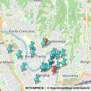 Mappa Via Gazzera, 37128 Verona VR, Italia (1.127)