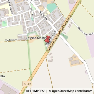 Mappa Via Attilio Baggi, 15, 20090 Settala, Milano (Lombardia)
