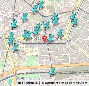 Mappa Milano, 20136 Milano MI, Italia (0.5475)