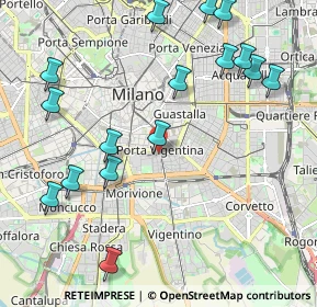 Mappa Milano, 20136 Milano MI, Italia (2.4925)
