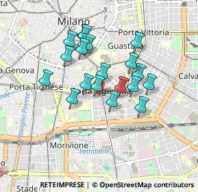 Mappa Milano, 20136 Milano MI, Italia (0.7285)