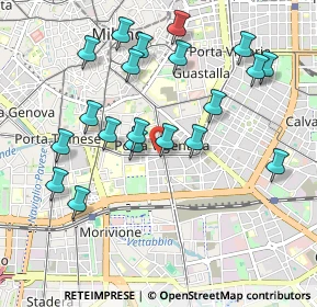 Mappa Milano, 20136 Milano MI, Italia (1.012)