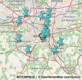 Mappa Milano, 20136 Milano MI, Italia (5.71533)