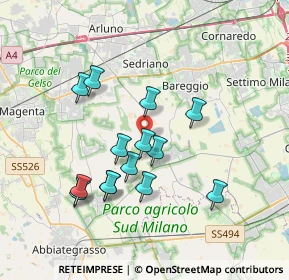 Mappa Casale Falzoni Strada Gelsi, 20080 Cisliano MI, Italia (3.27214)