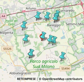 Mappa Casale Falzoni Strada Gelsi, 20080 Cisliano MI, Italia (3.39923)