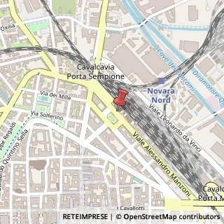 Mappa Piazza Garibaldi, 5, 28100 Novara, Novara (Piemonte)