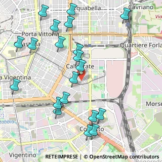 Mappa Via Sebino, 20137 Milano MI, Italia (1.234)