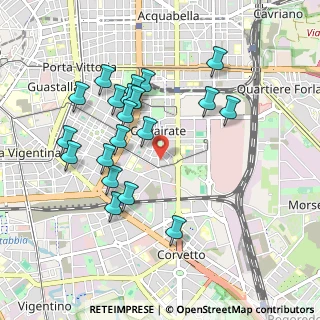 Mappa Via Sebino, 20137 Milano MI, Italia (0.9245)