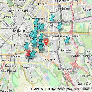Mappa Via Sebino, 20137 Milano MI, Italia (1.499)