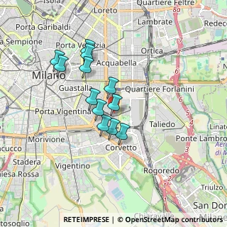 Mappa Via Sebino, 20137 Milano MI, Italia (1.42083)