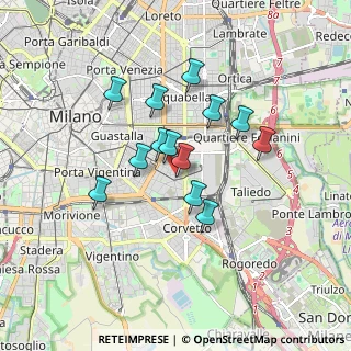 Mappa Via Sebino, 20137 Milano MI, Italia (1.36077)