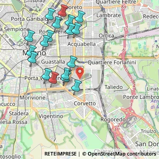 Mappa Via Sebino, 20137 Milano MI, Italia (2.26667)
