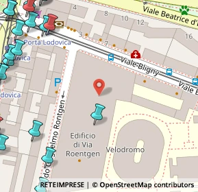 Mappa Via Guglielmö Röntgen, 20136 Milano MI, Italia (0.09615)