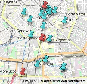 Mappa Via Guglielmö Röntgen, 20136 Milano MI, Italia (1.087)