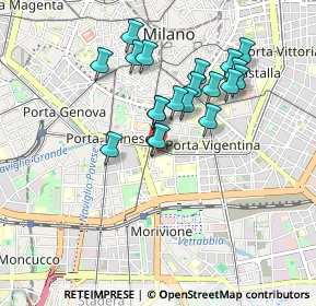 Mappa Via Guglielmö Röntgen, 20136 Milano MI, Italia (0.778)