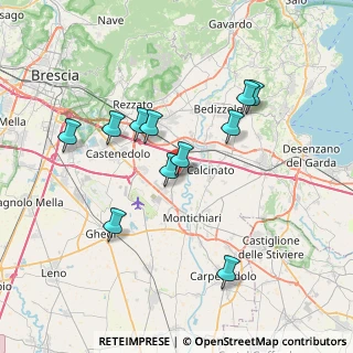 Mappa Via Vighizzolo, 25010 Calcinato BS, Italia (6.76364)