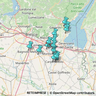 Mappa Via Vighizzolo, 25010 Calcinato BS, Italia (9.38929)