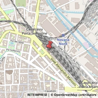 Mappa Piazza Garibaldi, 5, 28100 Novara, Novara (Piemonte)