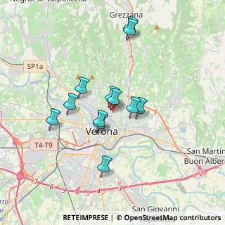 Mappa Via Castello S. Felice, 37128 Verona VR, Italia (2.9475)
