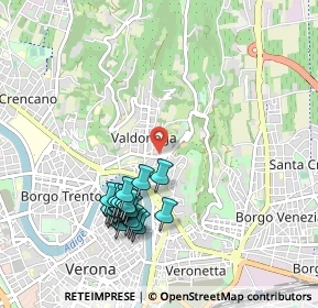 Mappa Via Castello S. Felice, 37128 Verona VR, Italia (0.9795)