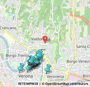Mappa Via Castello S. Felice, 37128 Verona VR, Italia (1.177)