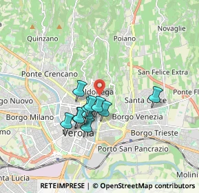 Mappa Via Castello S. Felice, 37128 Verona VR, Italia (1.36455)
