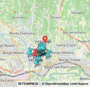 Mappa Via Castello S. Felice, 37128 Verona VR, Italia (1.33714)