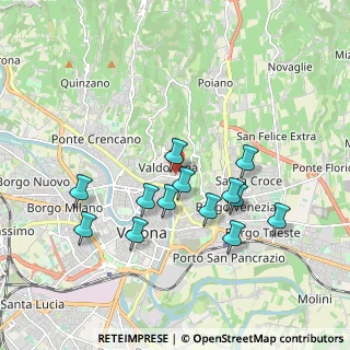 Mappa Via Castello S. Felice, 37128 Verona VR, Italia (1.73154)