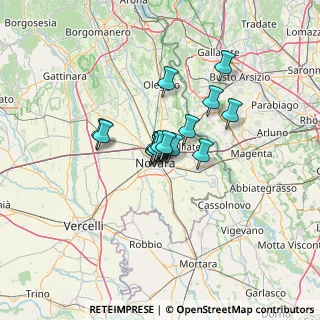 Mappa Via Giovanni Bovio, 28100 Novara NO, Italia (7.794)