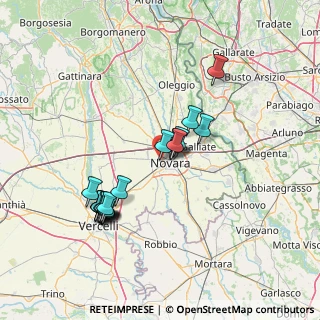 Mappa Via Fermi Enrico, 28100 Novara NO, Italia (14.223)
