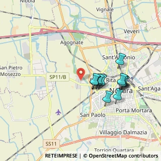 Mappa Via Fermi Enrico, 28100 Novara NO, Italia (1.66385)