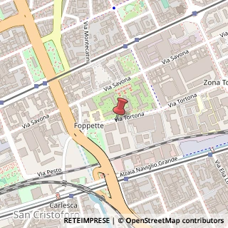 Mappa Via Tortona, 37, 20144 Milano, Milano (Lombardia)