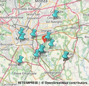 Mappa Via Idroscalo, 20068 Peschiera Borromeo MI, Italia (6.67167)